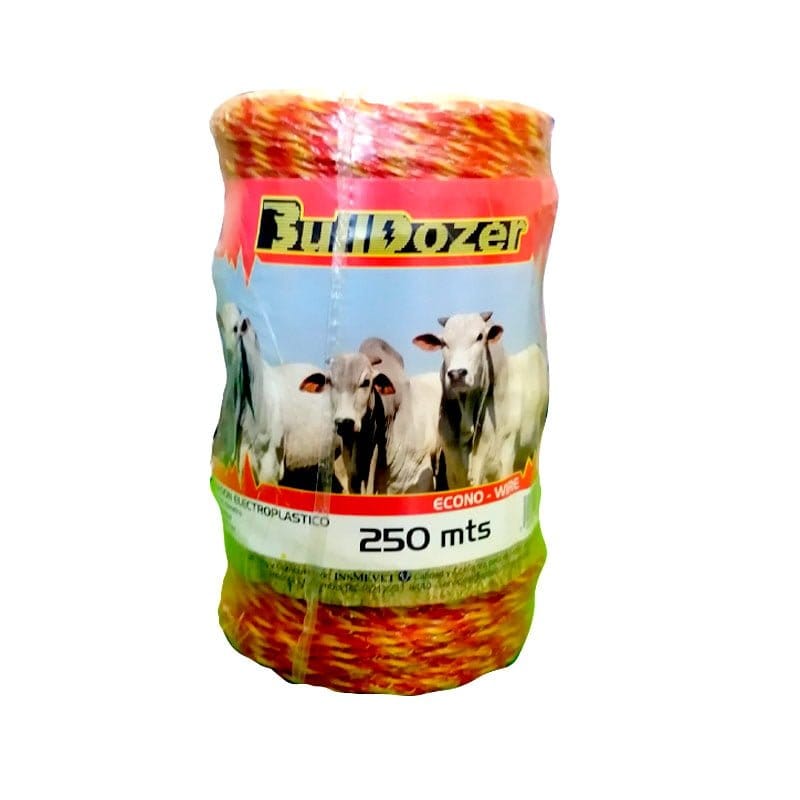 CORDON ELECTRO PLASTICO ROJO 2 MM X 250 METROS