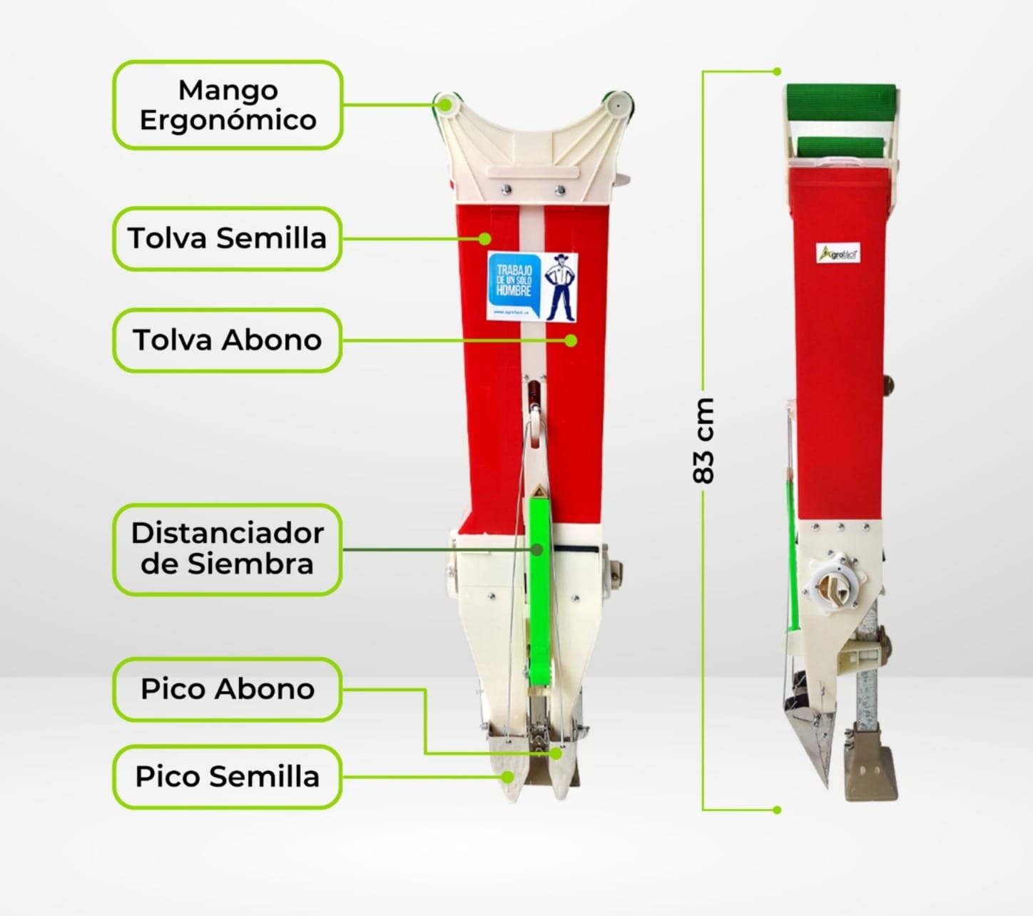 MAQUINA SEMBRADORA / ABONADORA AUTO SEEDER